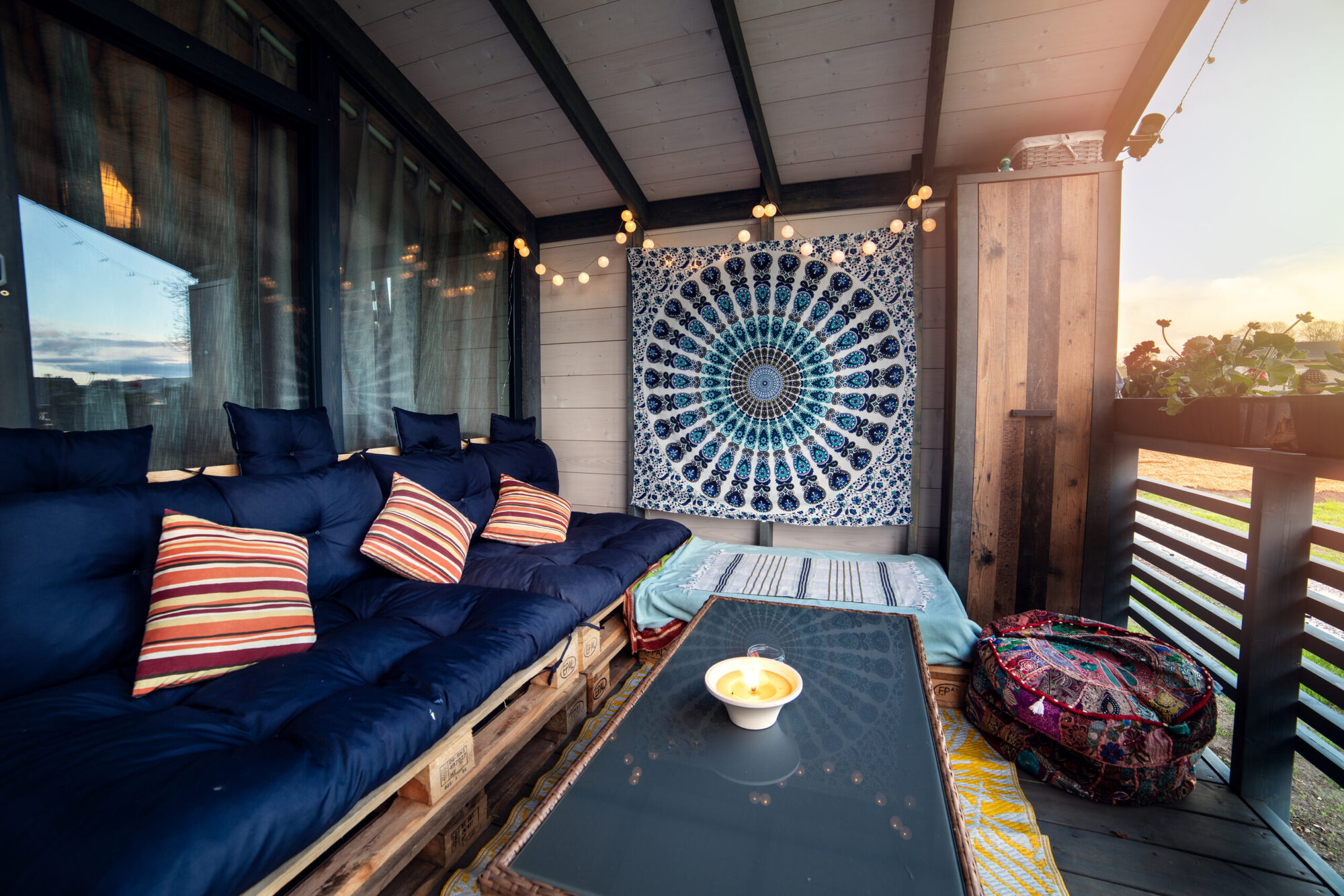 Garden and hammock