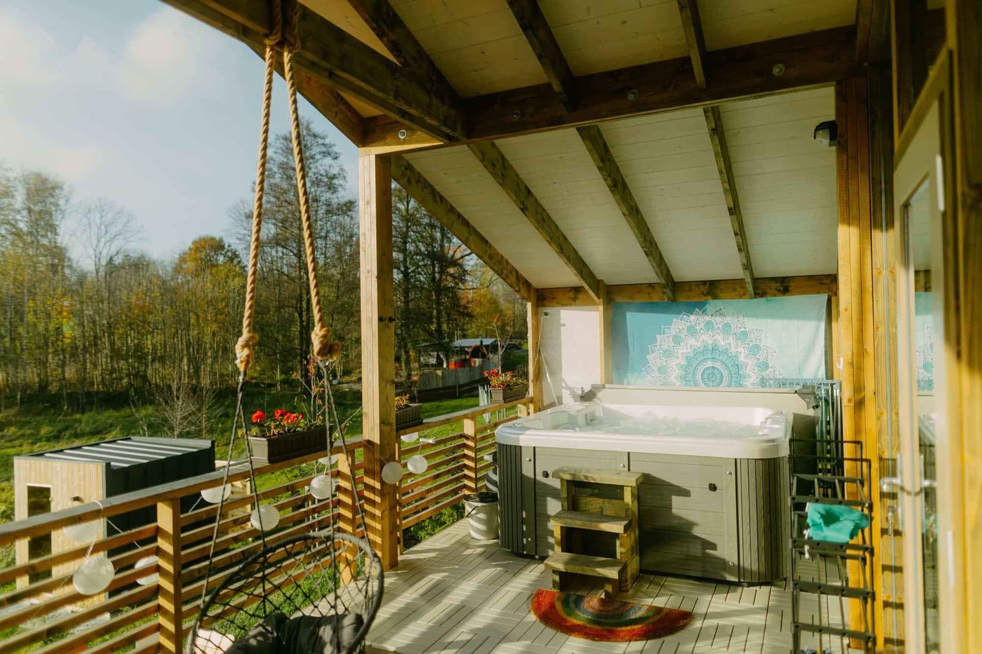 Evening atmosphere – lights, winter and spa vibes